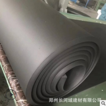 凯门富乐斯橡塑保温材料 b1级防水橡塑海绵板 黑色阻燃橡塑板