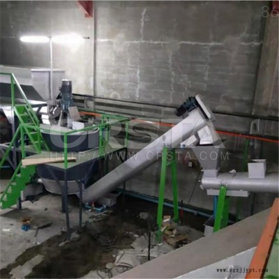 1000公斤每时PET聚酯瓶废料处置线，矿泉水瓶清洗破碎去纸机