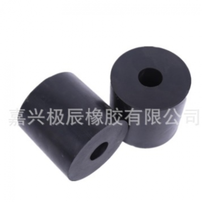厂家定做 防滑耐磨椅子脚垫橡胶 黑色减震机脚 机械用异形脚垫