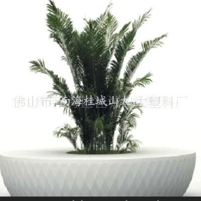 加工定制大型塑料花盆，景观装饰花盆，滚塑加工成型(图)