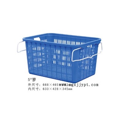 东莞深圳惠州白色胶篮塑料箱加厚胶框周转筐塑料箱
