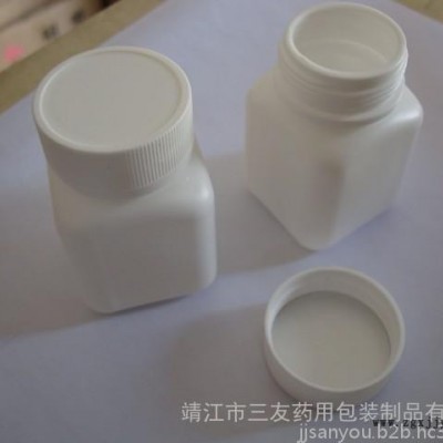 药用塑料瓶、塑料瓶、药用包装瓶、方塑料瓶、60Ml塑料瓶、口服固体塑料瓶