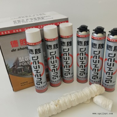 门窗泡沫胶填充膨胀发泡剂 聚氨酯发泡胶 德胜 聚氨酯填缝剂 产品批发