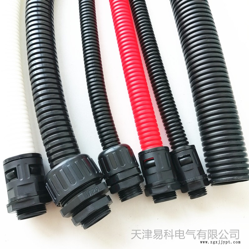 阿里厂家批发尼龙软管黑色塑料软管 蛇皮管 批发直销