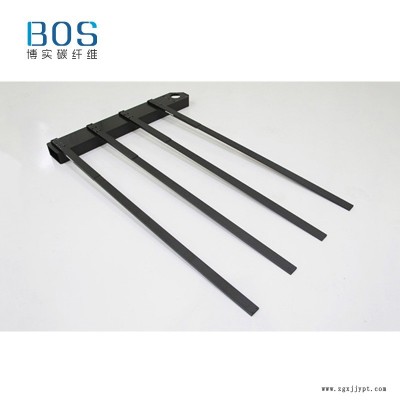 耐高温碳纤维牙叉定制 碳纤维工业机械手加工可伸缩
