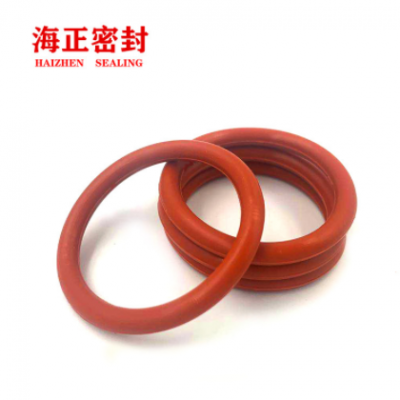 环保红色硅胶圈 食品级红硅密封圈 硅胶防水圈出口欧盟 进口料